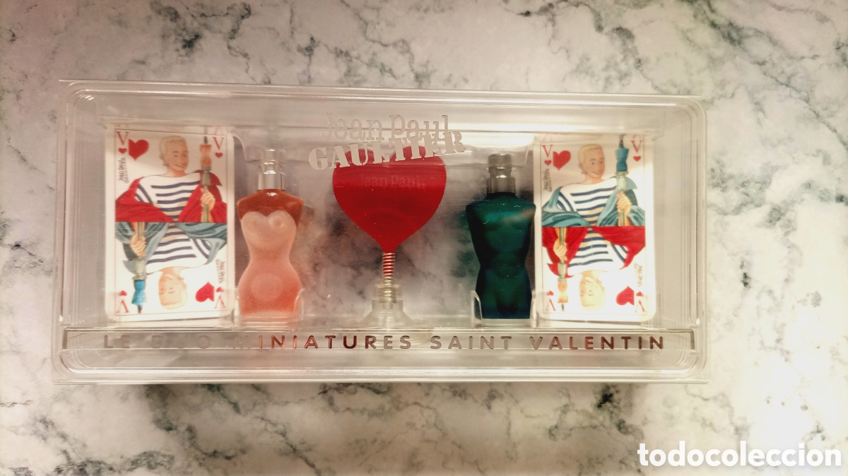 Miniaturas de perfumes antiguos: Miniaturas Jean Paul Gaultier &rdquo;Le Duo Saint Valentin&rdquo;