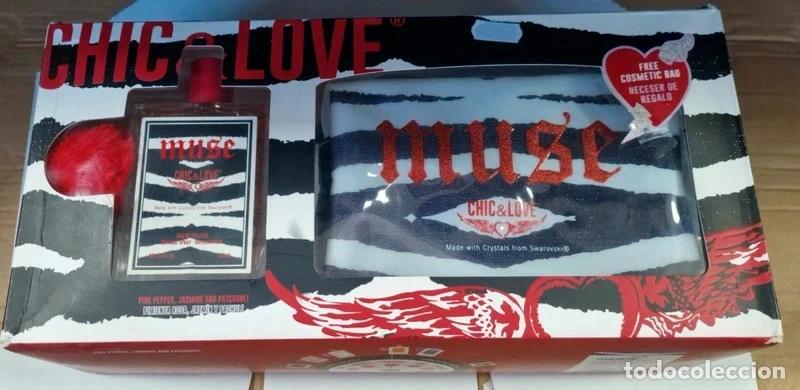 Miniaturas de perfumes antiguos: Perfume Chic & love Muse / Swarovski