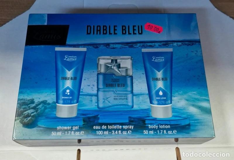 Miniaturas de perfumes antiguos: Set de perfume Diable Bleu - Foto 1