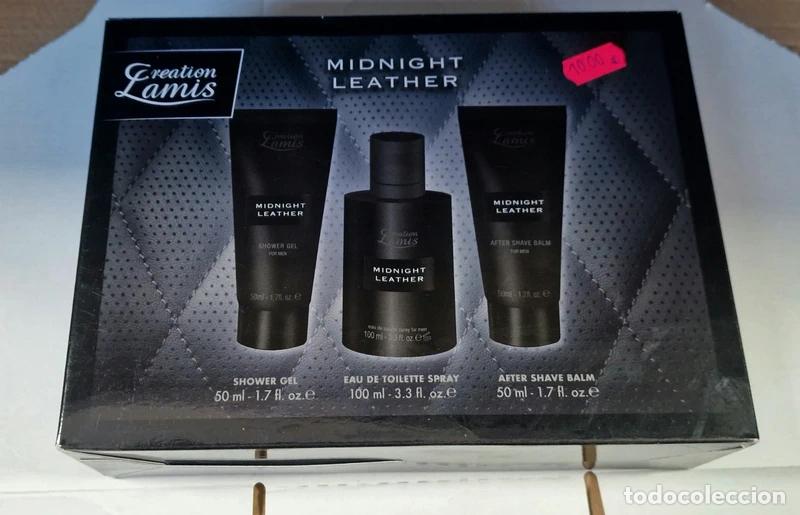 Miniaturas de perfumes antiguos: Set de perfume Mightnight Leather