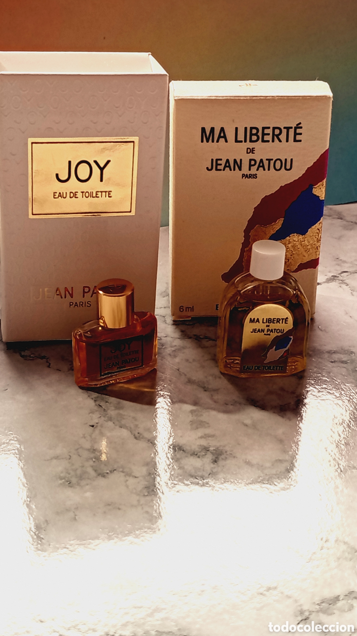 Miniaturas de perfumes antiguos: Lote Miniaturas Joy y Vintage a&ntilde;os 80