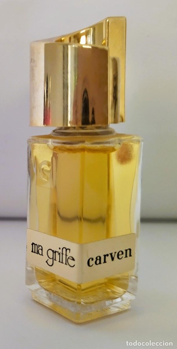 Miniaturas de perfumes antiguos: Miniatura de perfume de colecci&oacute;n Carven Ma Griffe Parfum sin caja