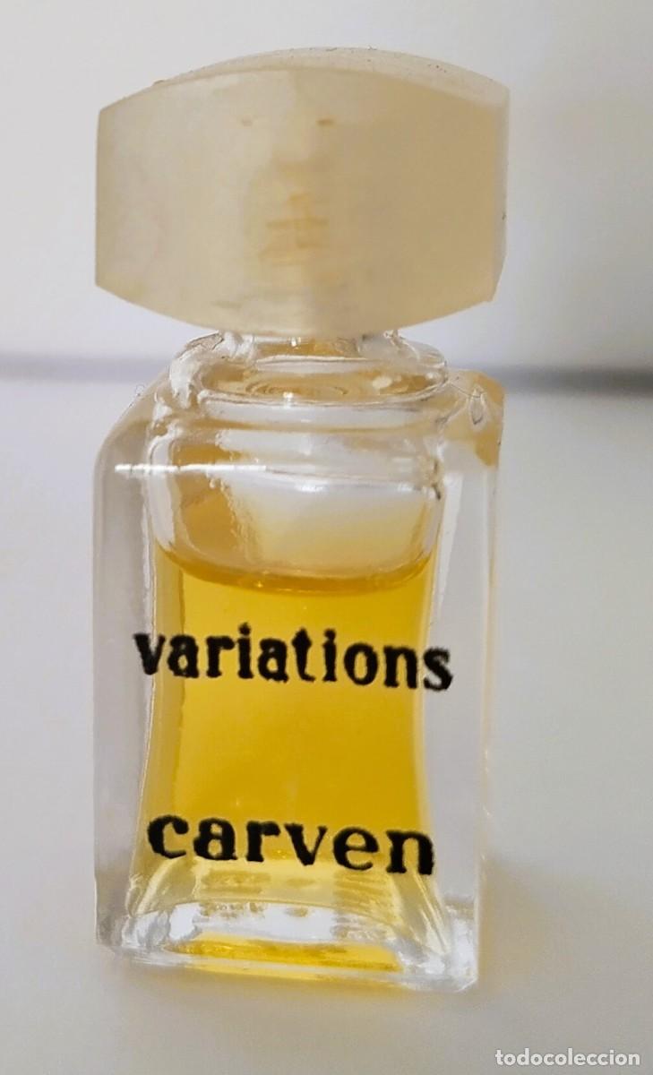 Miniaturas de perfumes antiguos: Miniatura de perfume de colecci&oacute;n Carven Variations Perfume