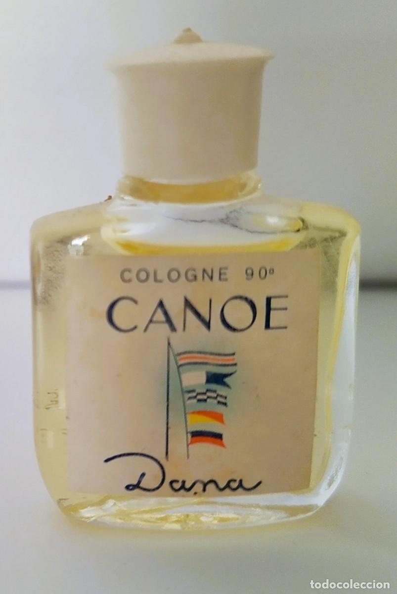 Miniaturas de perfumes antiguos: Miniatura de perfume de colecci&oacute;n Dana Canoe Cologne sin caja