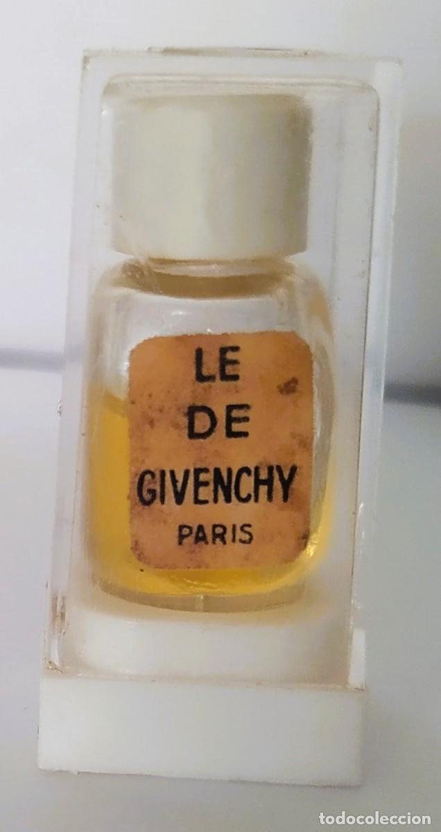 Miniaturas de perfumes antiguos: Miniatura de perfume de colecci&oacute;n Givenchy LE DE Parfum dans sa boite