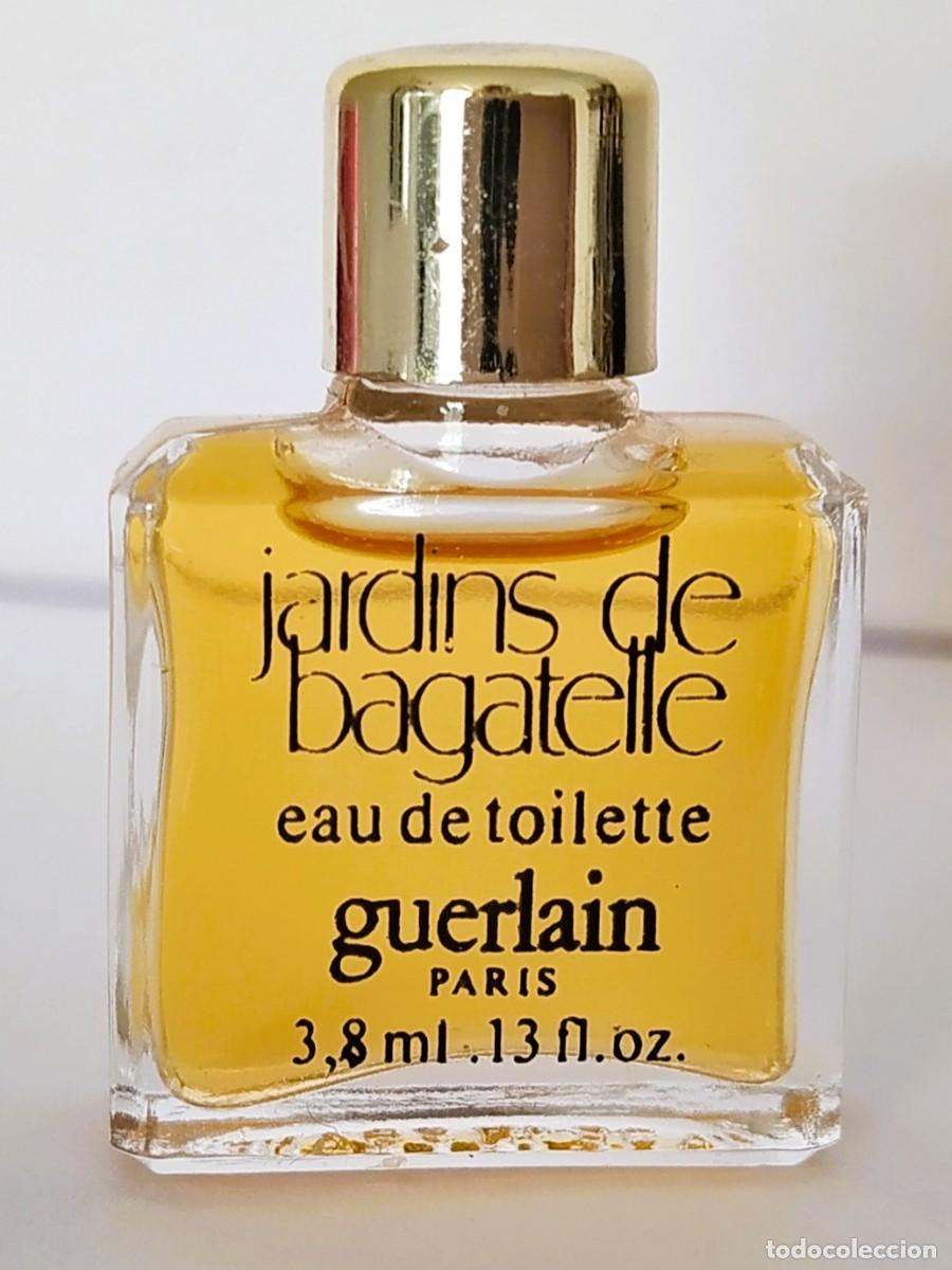 Miniaturas de perfumes antiguos: Miniatura de perfume de colecci&oacute;n Guerlain Jardins de Bagatelle Eau de toilette 3,8 ml sin caja