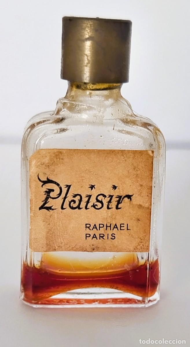Miniaturas de perfumes antiguos: Miniatura de perfume de colecci&oacute;n Rapha&euml;l Plaisir Perfume