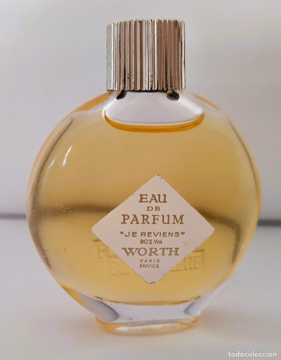 Miniaturas de perfumes antiguos: Miniatura de perfume de colecci&oacute;n Worth Je reviens Eau de parfum