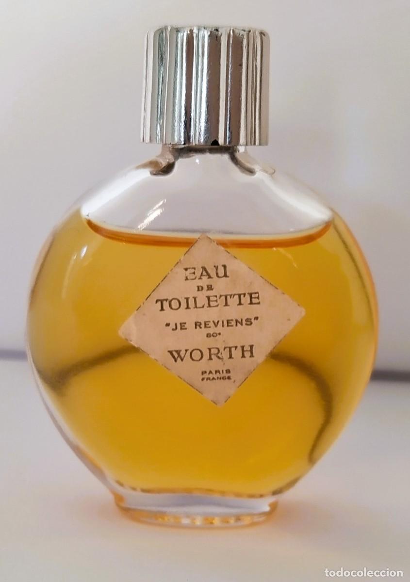 Miniaturas de perfumes antiguos: Miniatura de perfume de colecci&oacute;n Worth Je reviens Eau de toilette