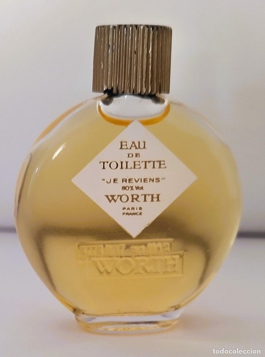Miniaturas de perfumes antiguos: Miniatura de perfume de colecci&oacute;n Worth Je reviens Eau de toilette