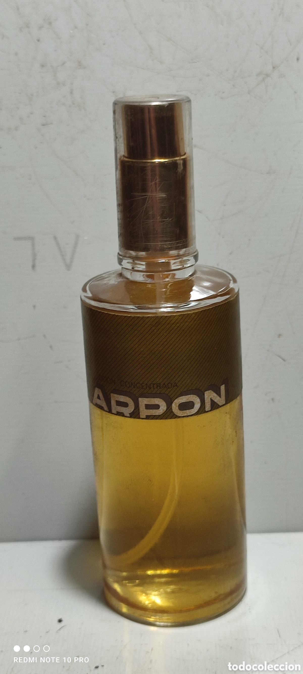 Miniaturas de perfumes antiguos: Juper Barcelona, antigua botella de loci&oacute;n concentrada Arp&oacute;n, muy rara. A&ntilde;os 60