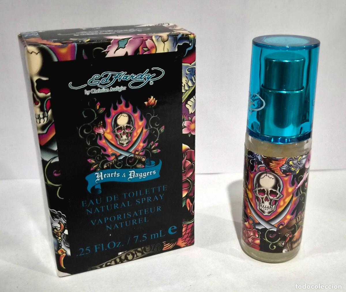 Miniaturas de perfumes antiguos: CHRISTIAN AUDIGIER ED HARDY HEATS & DAGGERS EDT 7,5