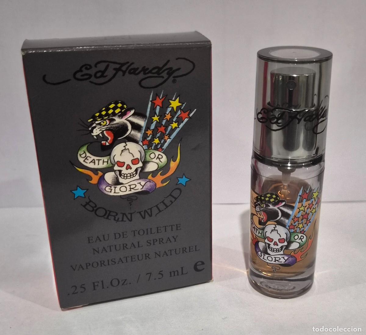 Miniaturas de perfumes antiguos: CHRISTIAN AUDIGIER ED HARDY BORN WILD EDT 7,5