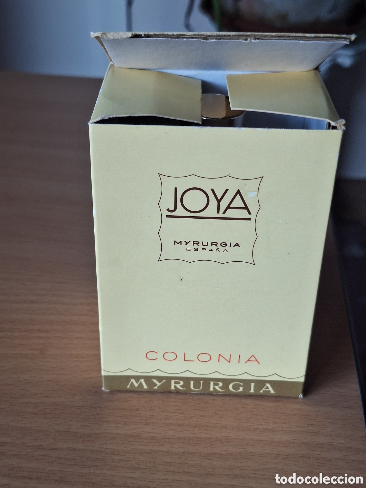 Miniaturas de perfumes antiguos: JOYA COLONIA - MYRURGIA ESPA&Ntilde;A - EN CAJA ORIGIANAL (ALGO DA&Ntilde;ADA)