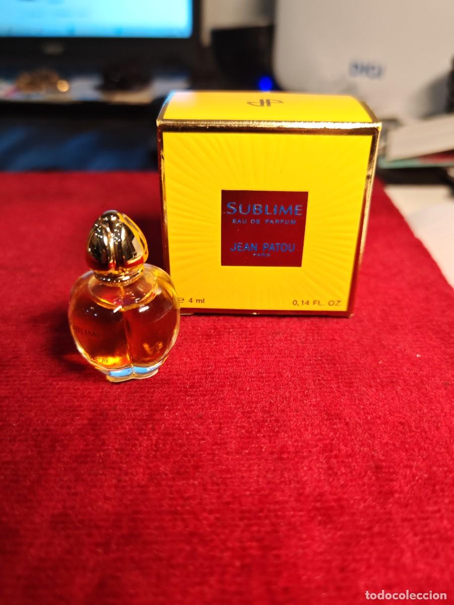 Miniaturas de perfumes antiguos: Miniatura perfume sublime Jean patou