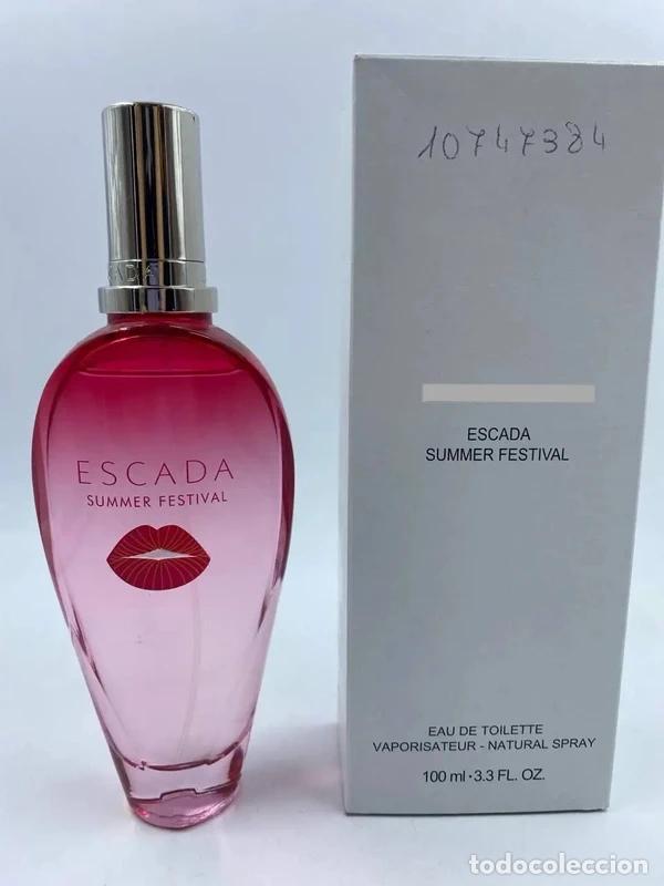 Miniaturas de perfumes antiguos: Escada Summer Festival edt spray 100 ml tester