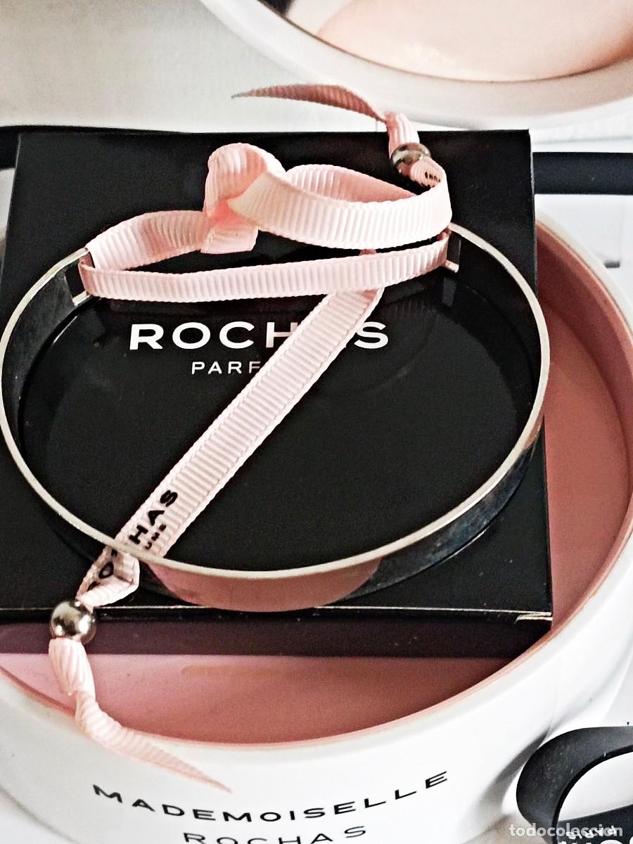 Miniaturas de perfumes antiguos: Pulsera brazalete del perfume Mademoiselle Rochas