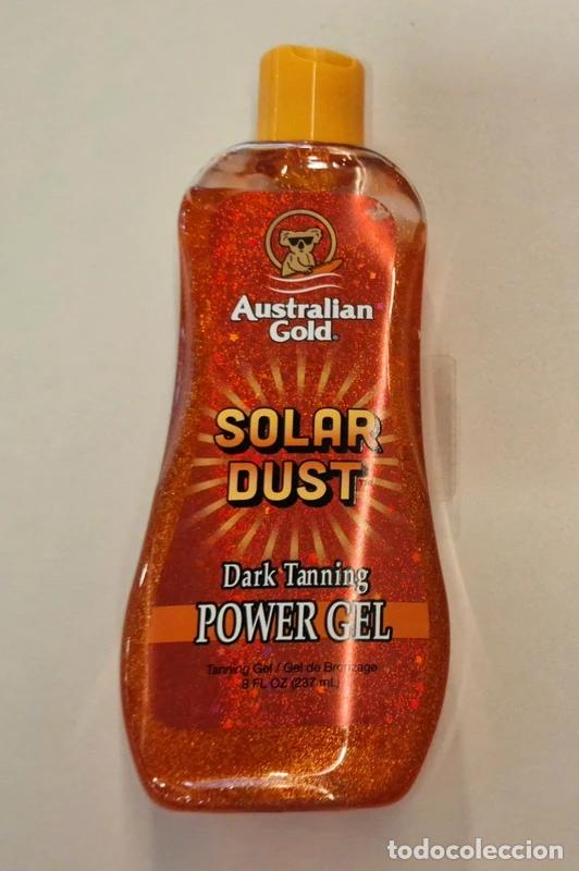 Miniaturas de perfumes antiguos: Australian Gold Solar Dust Dark Tanning Power Gel