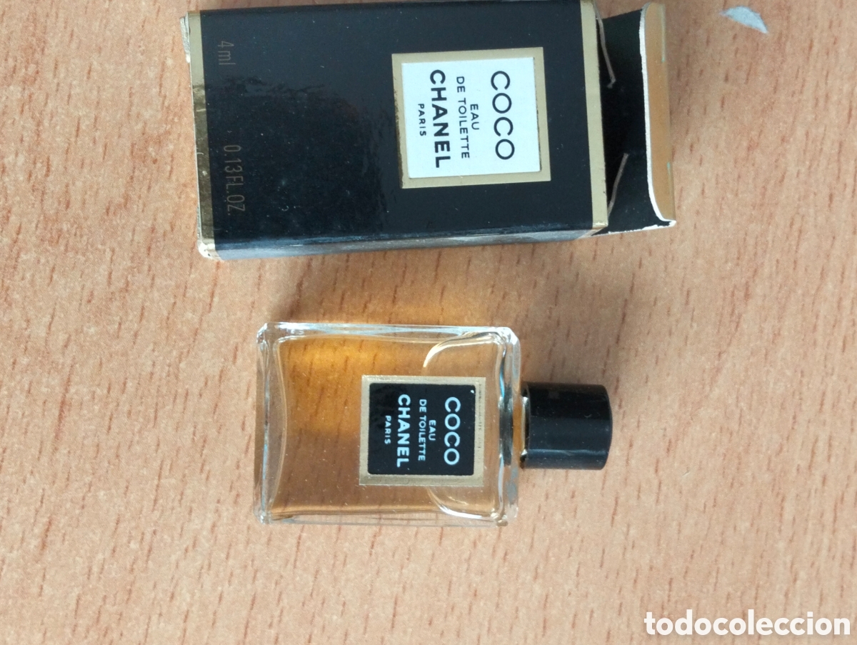 Miniaturas de perfumes antiguos: Coco Chanel miniatura de 4 ml