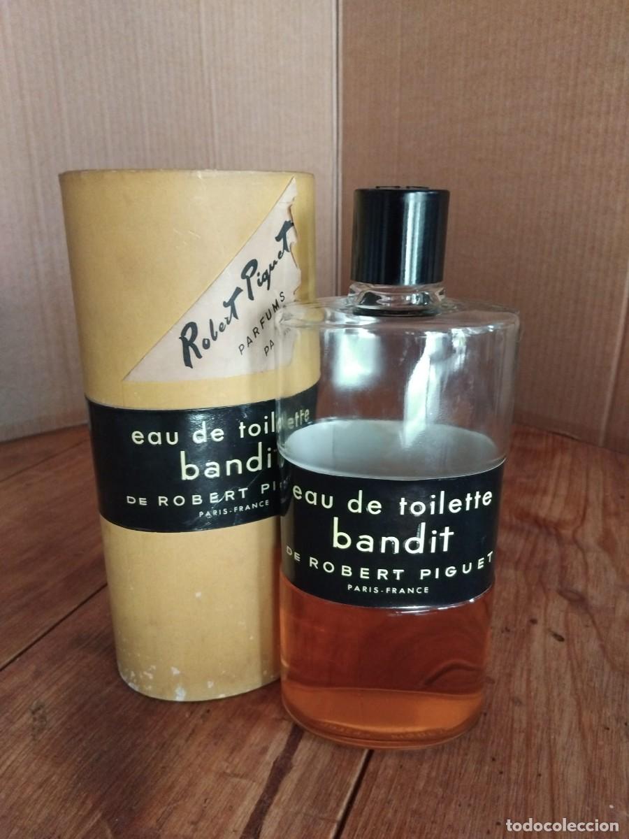 Miniaturas de perfumes antiguos: Robert Piguet Bandit,Eau de Toilette,Made in France, a&ntilde;os 1950.