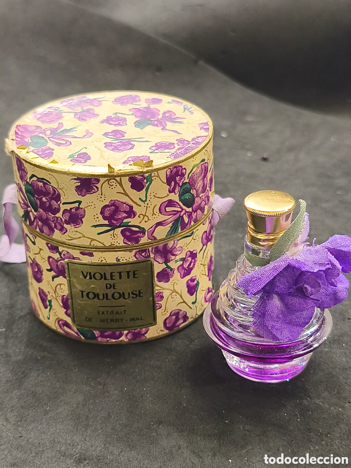 Miniaturas de perfumes antiguos: Perfume vintage, Violettes de Toulouse, France,