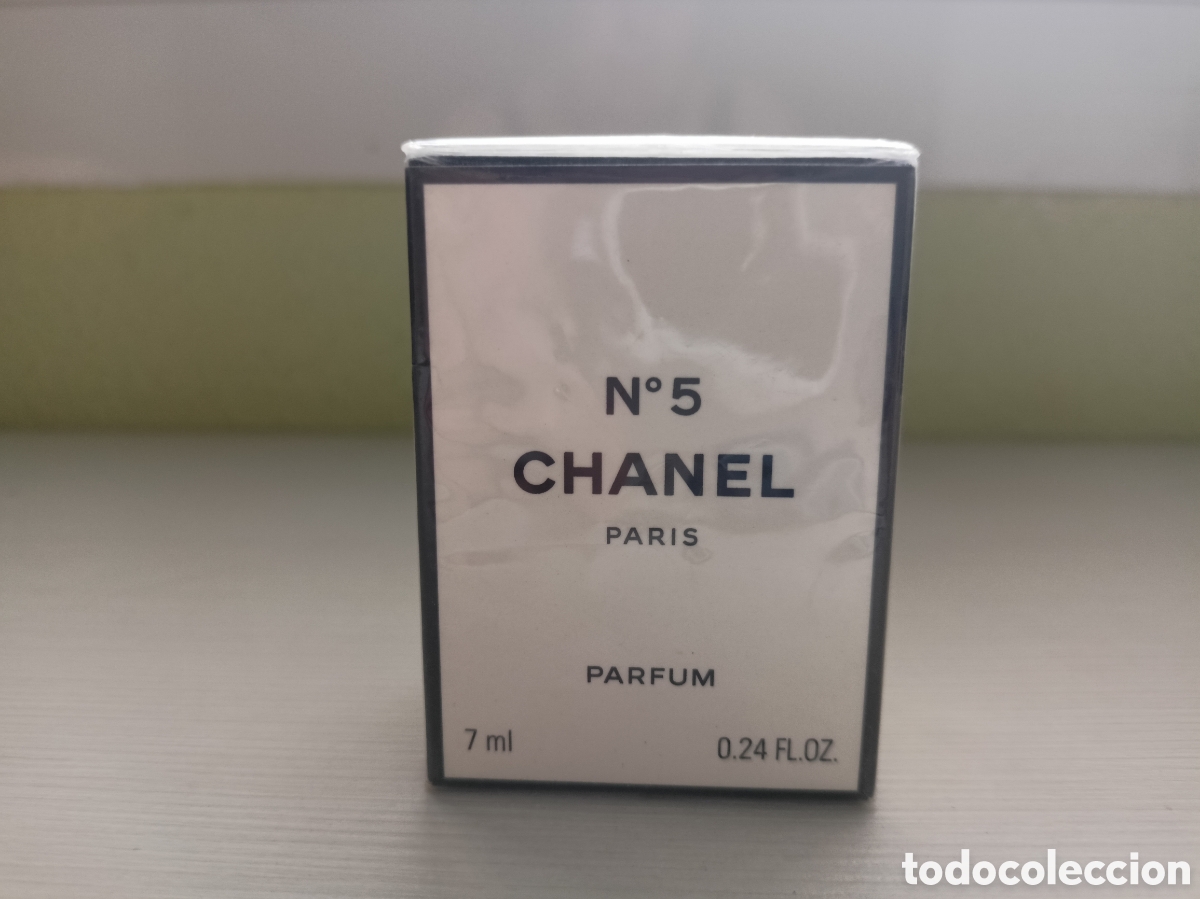 Miniaturas de perfumes antiguos: Chanel 5 Parfum 7 ml. Sin abrir. A&ntilde;os 90