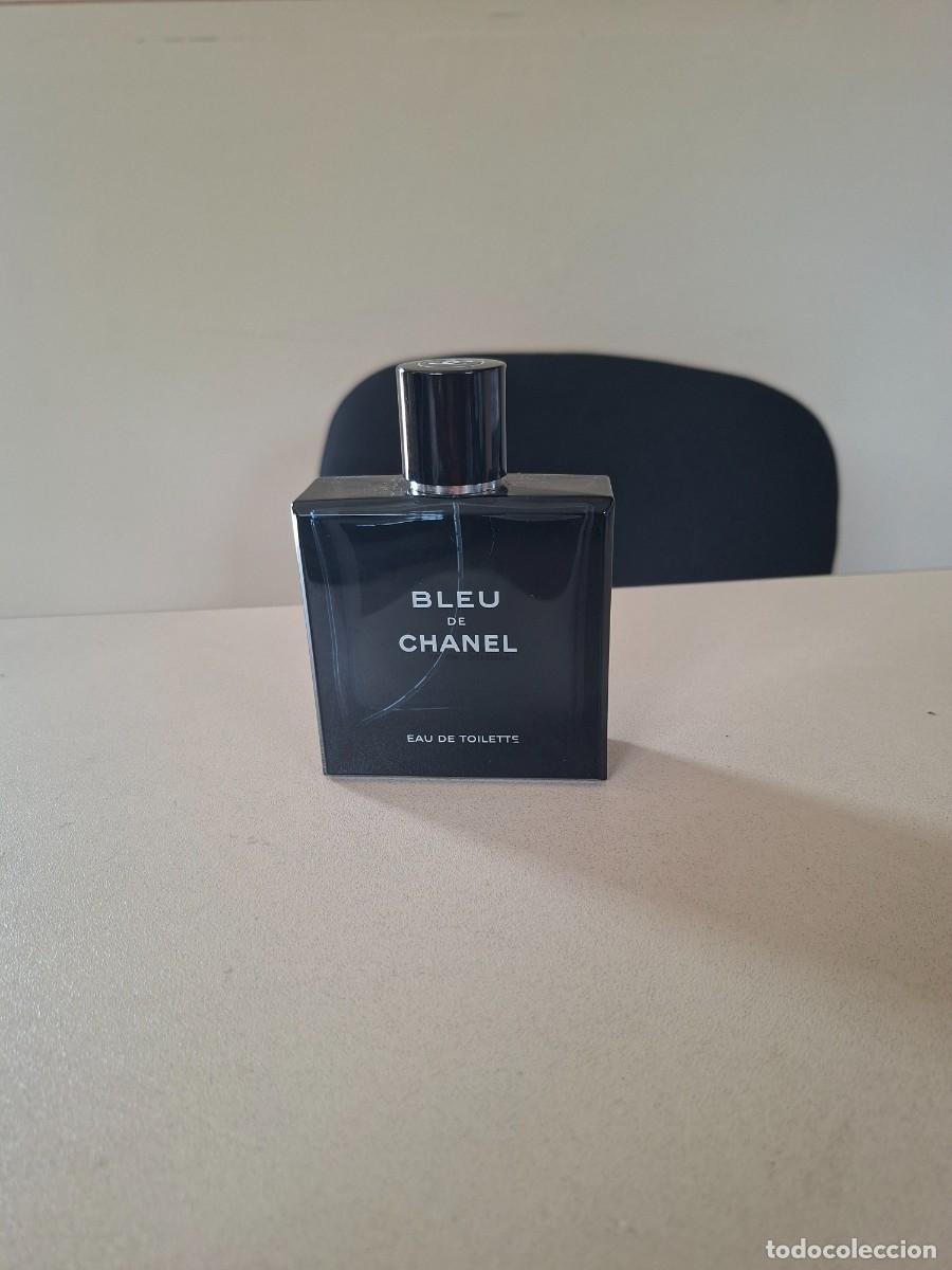 Miniaturas de perfumes antiguos: Bote vac&iacute;o bleu chanel