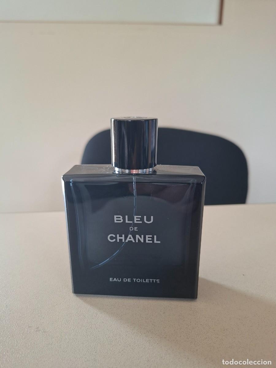 Miniaturas de perfumes antiguos: Bote vac&iacute;o bleu chanel - Foto 2