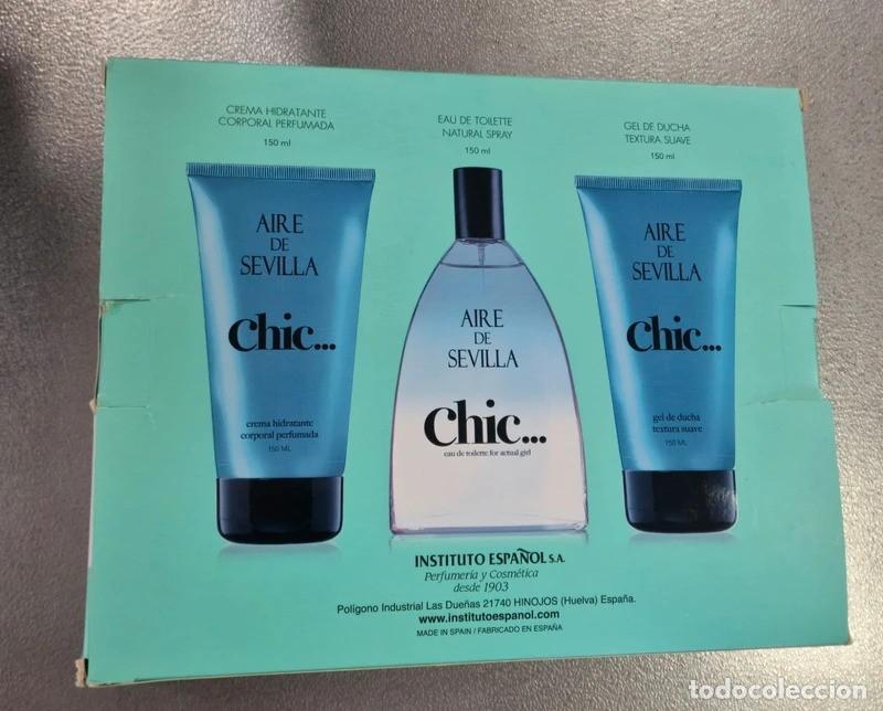 Miniaturas de perfumes antiguos: Estuche Aire de Sevilla Chic