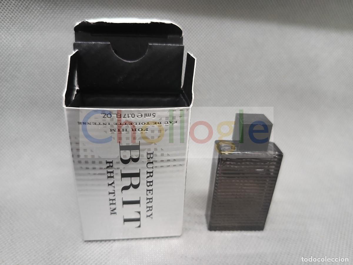 Miniaturas de perfumes antiguos: Burberry Brit miniatura perfume con caja