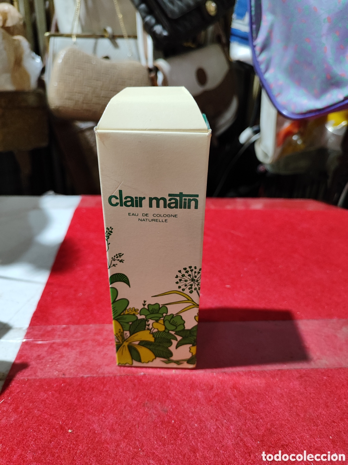 Miniaturas de perfumes antiguos: Frasco completo perfume colonia Clair Matin de Lorenay nuevo a estrenar leer descripci&oacute;n