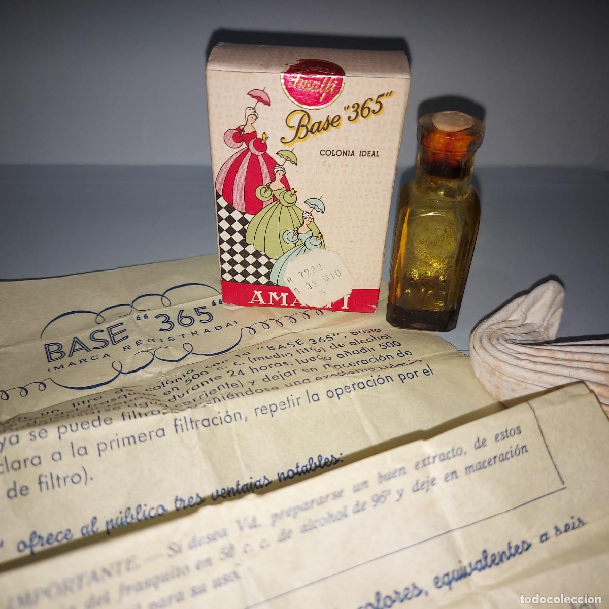 Miniaturas de perfumes antiguos: COLONIA, FRAGANCIA VINTAGE 365, de AMALFI, A&Ntilde;OS 50-60