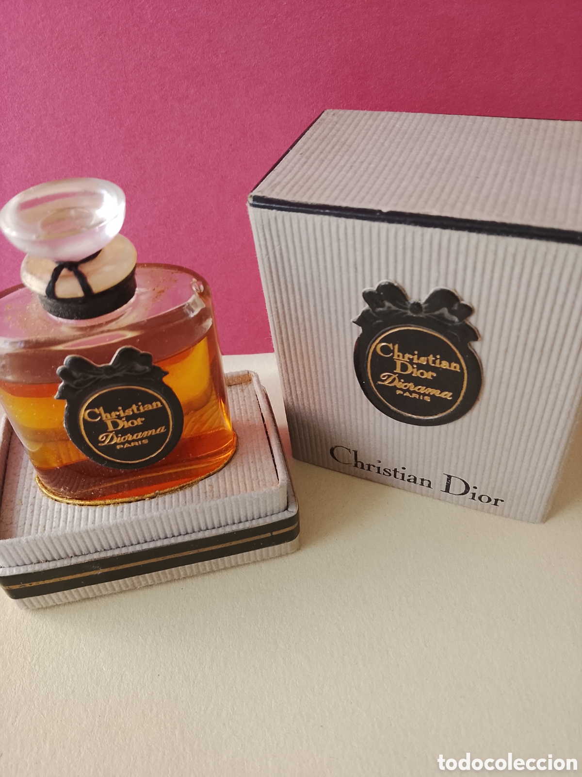 Miniaturas de perfumes antiguos: Antiguo Extracto Perfume DIORAMA Christian Dior 15ml 1/2 Fl. Oz. REF 8502 - LLENO CON CAJA VINTAGE