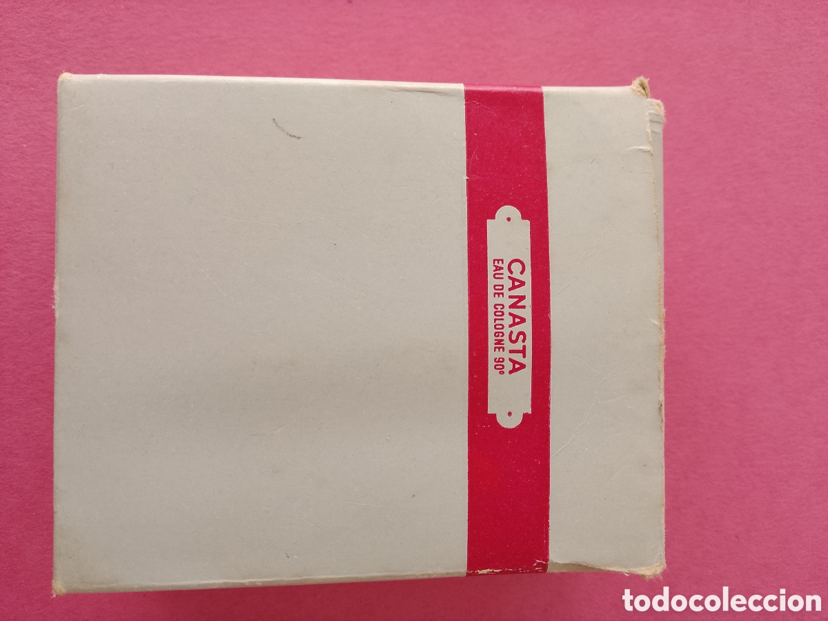 Miniaturas de perfumes antiguos: Antigua Miniatura Perfume CANASTA de Jacques Fath 15ml 1/2 Fl. Oz. - LLENO CON CAJA VINTAGE