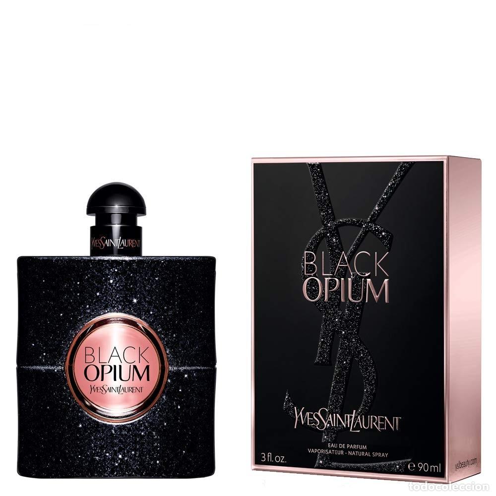 Miniaturas de perfumes antigos: YVES SAINT LAURENT BLACK OPIUM - EAU DE PERFUME 90.ML NUEVO EN SU CAJA SIN ABRIR