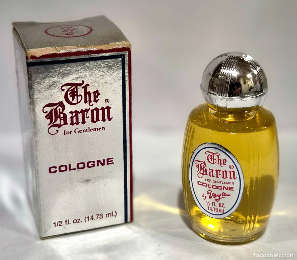 Miniaturas de perfumes antiguos: EVYAN THE BARON FOR GENTLEMEN-caja plateada-C 14,78 ml