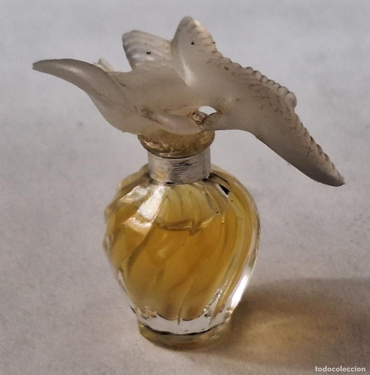 Miniaturas de perfumes antiguos: MINIATURA COLONIA 5 ML. DE L&acute;AIR DU TEMPS DE NINA RICCI - PALOMAS BLANCAS - DIFICIL DE ENCONTRAR
