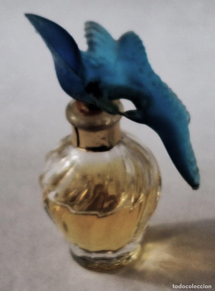 Miniaturas de perfumes antiguos: MINIATURA COLONIA 5 ML. DE L&acute;AIR DU TEMPS DE NINA RICCI - PALOMAS AZULES - DIFICIL DE ENCONTRAR