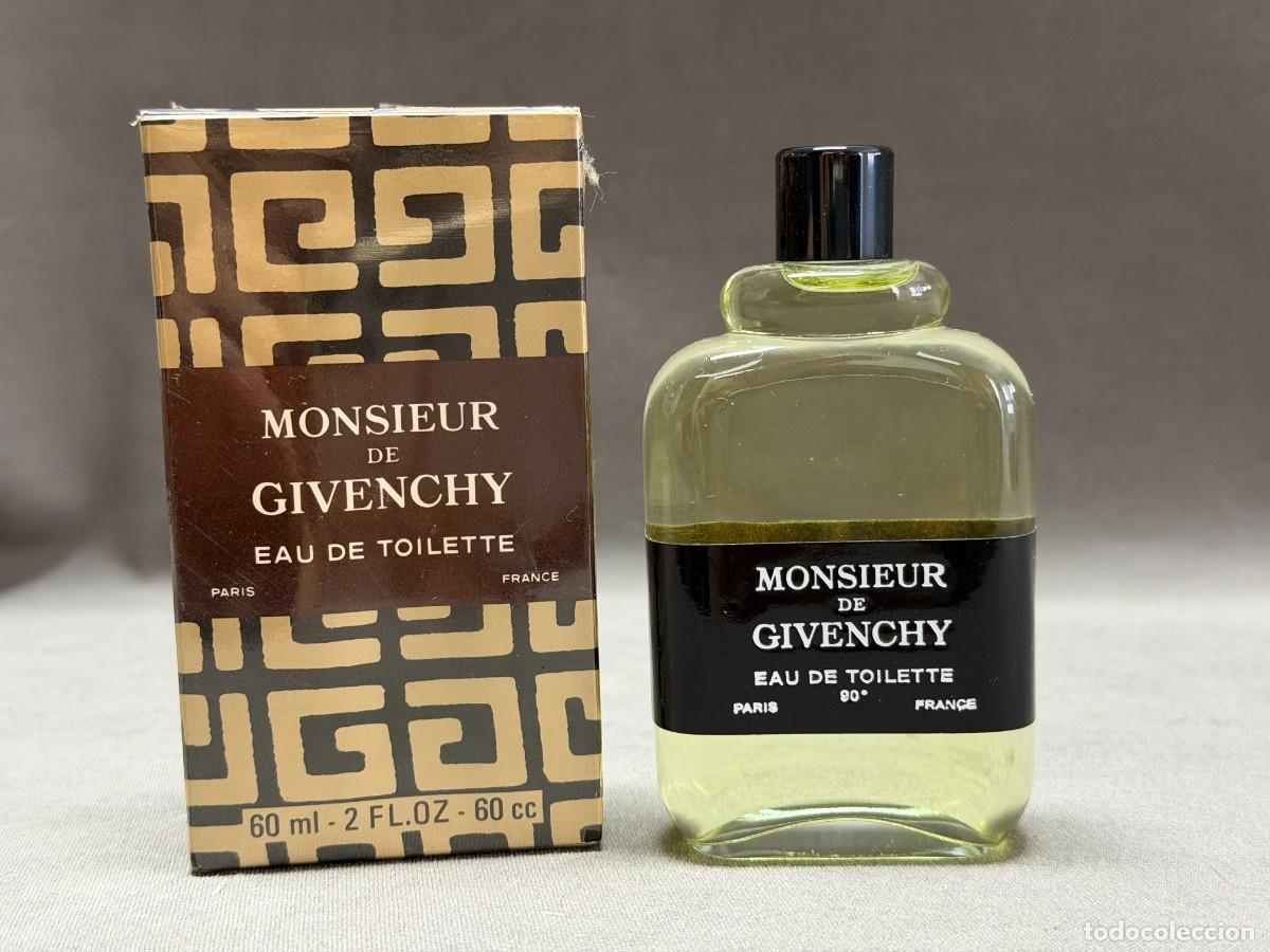 Miniatures of antique perfumes: Vintage Monsieur de Givenchy , eau de toilette , 60 cc. 2 oz. ref. 5205 , 1970s.