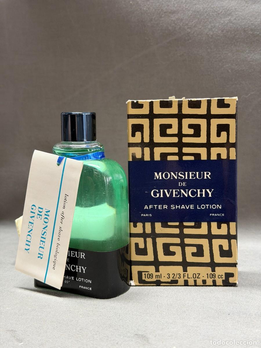 Miniaturas de perfumes antigos: Vintage Monsieur de Givenchy , after shave , 109 cc . sin usar , en caja sellada , ref 5426