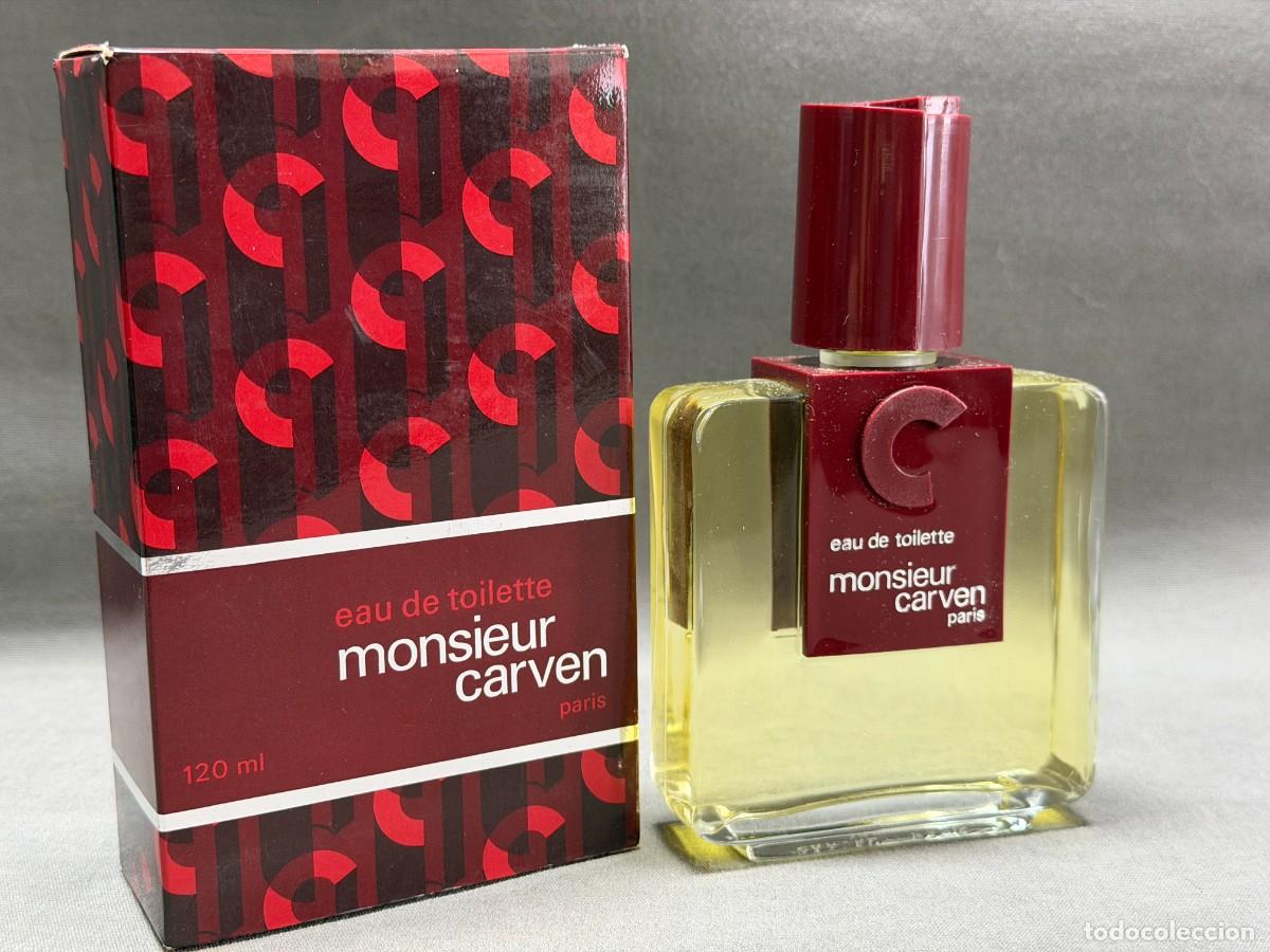 Miniatures of antique perfumes: Vintage Monsieur Carven , eau de toilette , 120 ml. ref. 1729 , 1980s.
