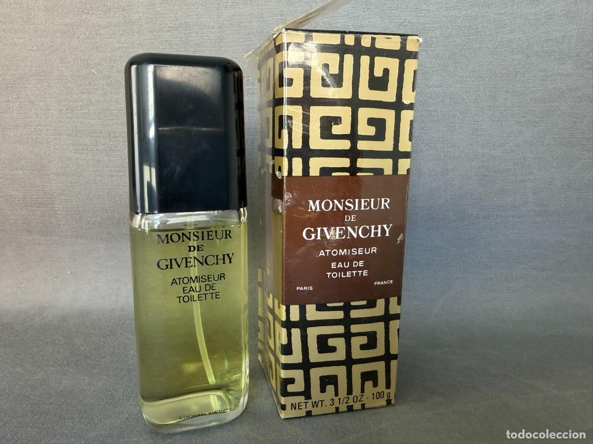 Miniaturen von alten Parf&uuml;men: Vintage Monsieur de Givenchy , atomiseur eau , 100g, nuevo sellado , 1980s.