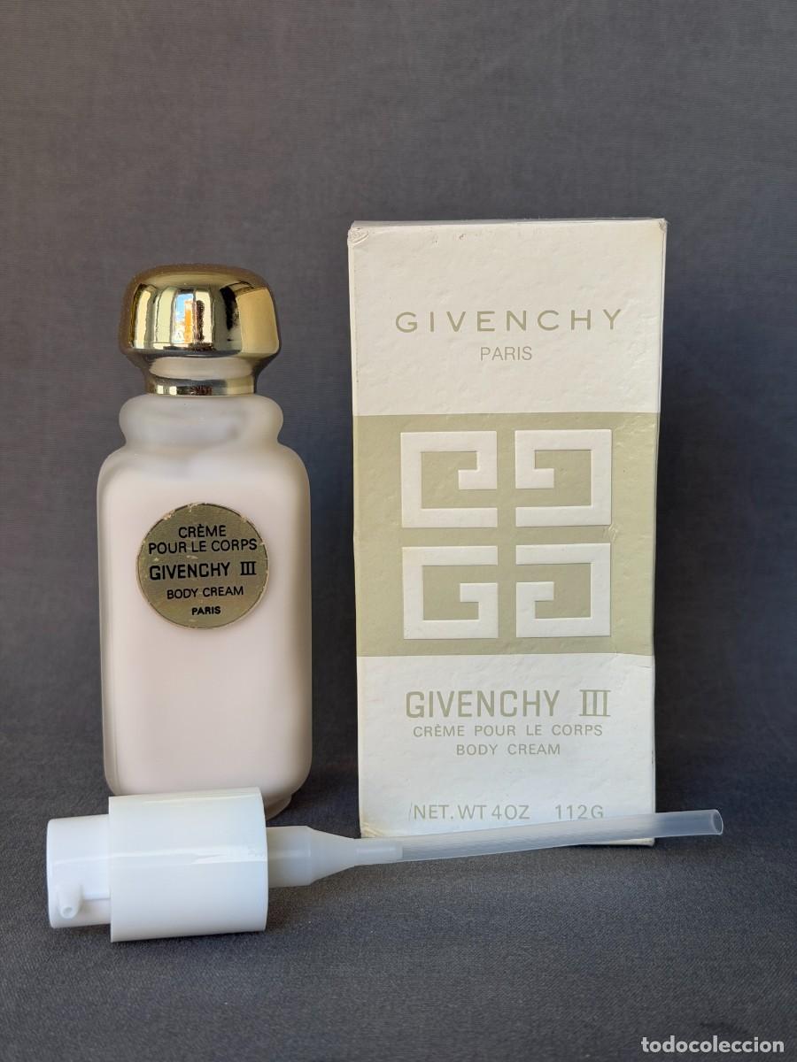 Miniatures of antique perfumes: Vintage Givenchy III Paris ,creme pour le corps . body cream , 112 g. ref. 3416 , 1980s.
