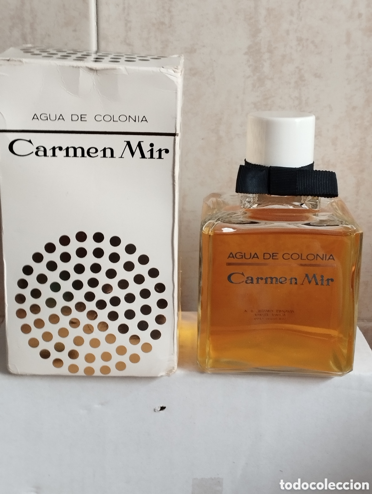Miniaturas de perfumes antiguos: AGUA DE COLONIA CARMEN MIR DE PERFUMES KIMTON