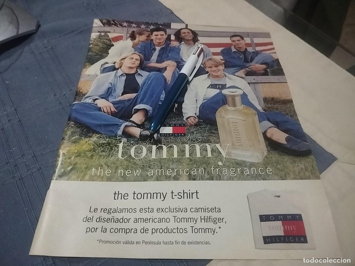 Miniaturas de perfumes antiguos: TOMMY HILFIGER PERFUME COLONIA HOMBRE CLIPPING ANUNCIO PUBLICIDAD REVISTA 1996