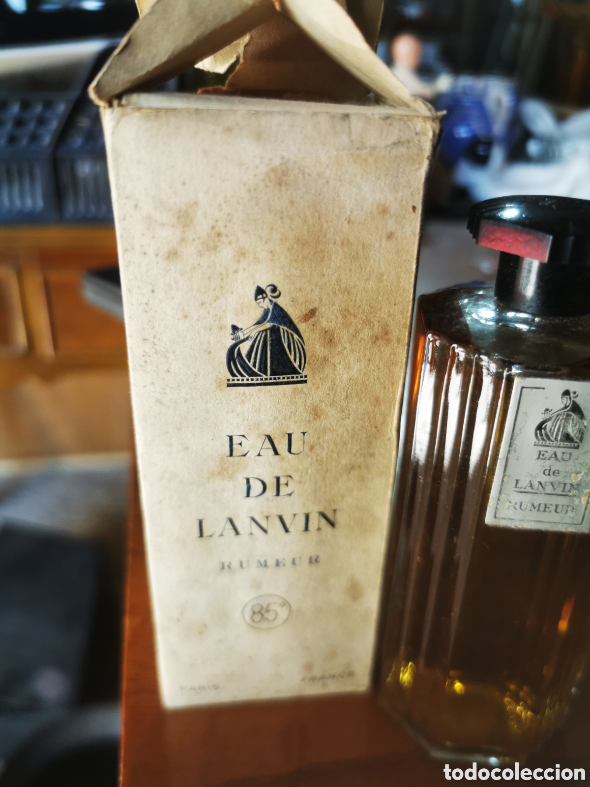 Miniaturas de perfumes antiguos: Perfume Eau de Lanvin descatalogado. Nuevo - Foto 2