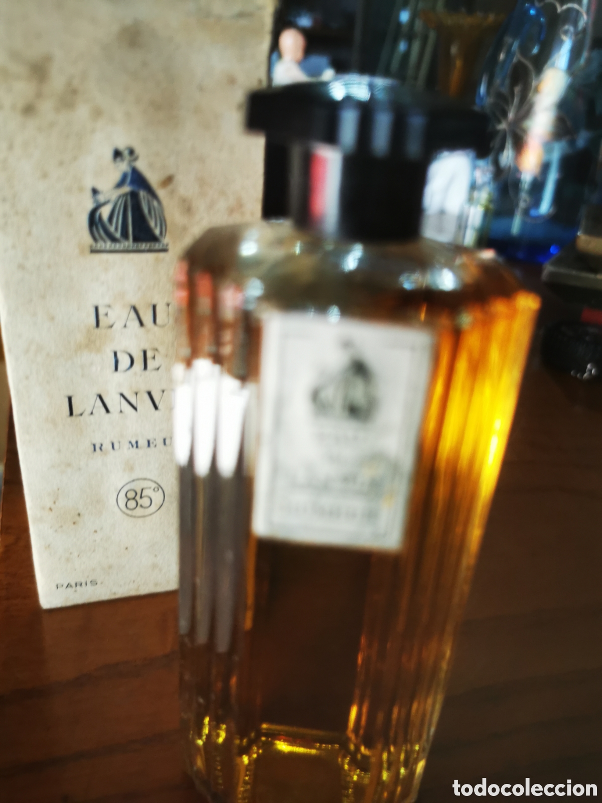 Miniaturas de perfumes antiguos: Perfume Eau de Lanvin descatalogado. Nuevo - Foto 4
