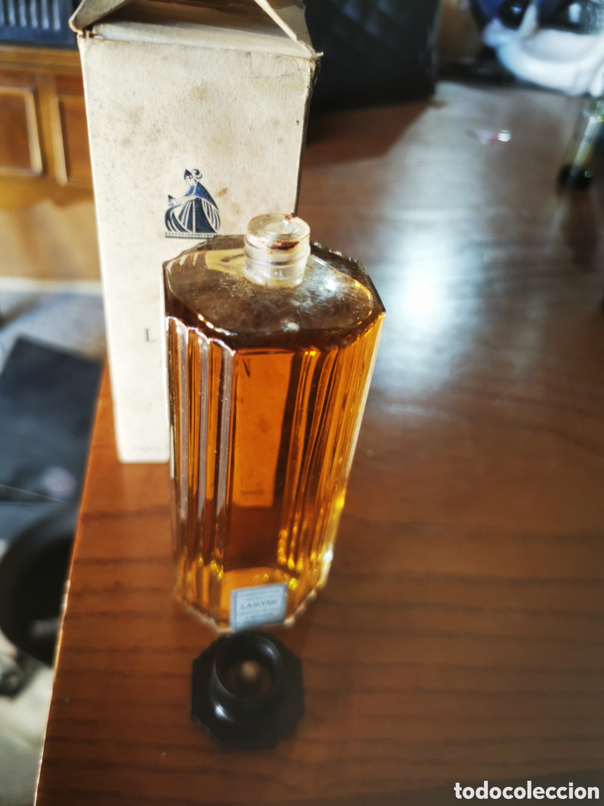 Miniaturas de perfumes antiguos: Perfume Eau de Lanvin descatalogado. Nuevo - Foto 5