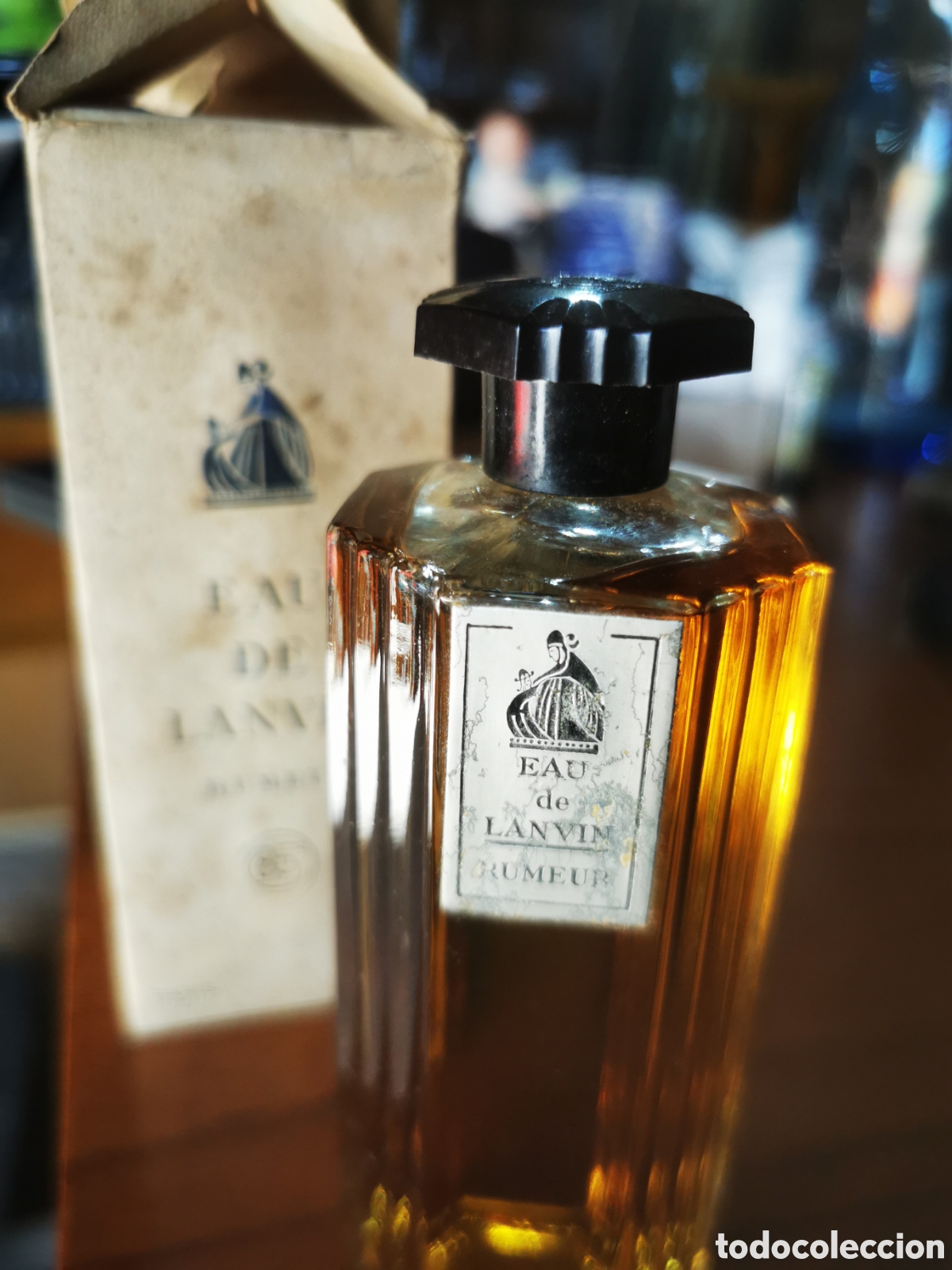 Miniaturas de perfumes antiguos: Perfume Eau de Lanvin descatalogado. Nuevo - Foto 7