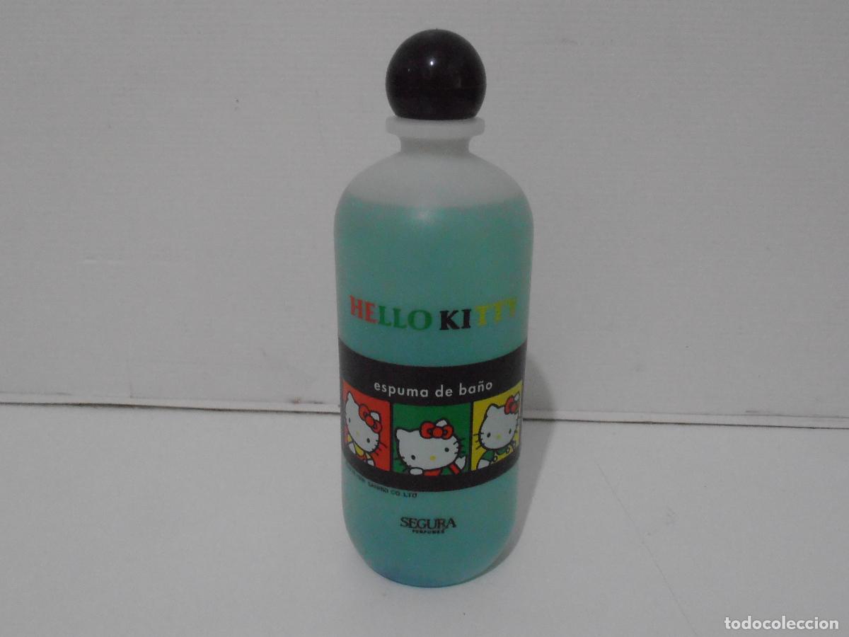 Miniaturas de perfumes antiguos: ESPUMA BA&Ntilde;O, HELLO KITTY, LLENO 500ML, SEGURA PERFUMES, BARCELONA, ANTIGUA DROGUERIA